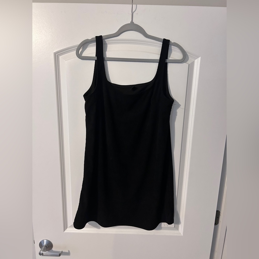 SHEIN Black Ribbed dress